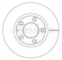 BORG & BECK Тормозной диск BBD5138